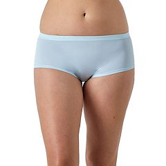 Maidenform Women's Barely There Boyshort Panties, Full-Coverage Underwear,  Seamless, 3-Pack, Almond/Black/Almond at  Women's Clothing store