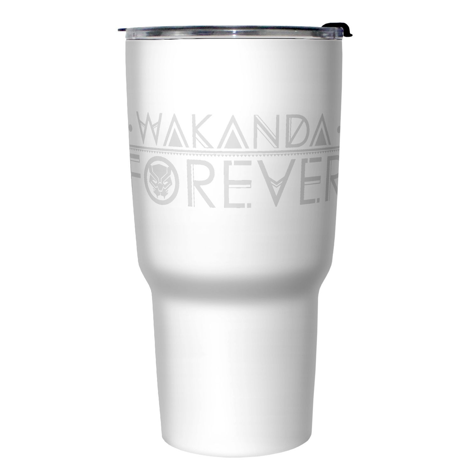 Black Panther: Wakanda Forever Panther Wakanda Logo Stainless Steel Water  Bottle - Stainless Steel - 17 oz.