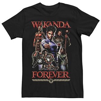 Men's Marvel Wakanda Forever Character Groupshot Portrait Tee