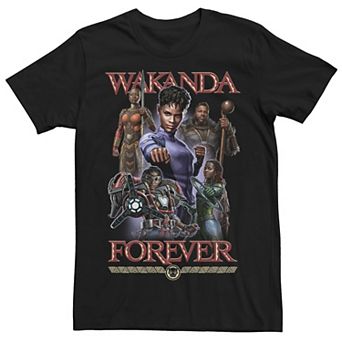 Men's Marvel Wakanda Forever Character Groupshot Portrait Tee