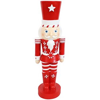 Sunnydaze Alfonso The Noble Indoor And Outdoor Nutcracker Statue - 36 in
