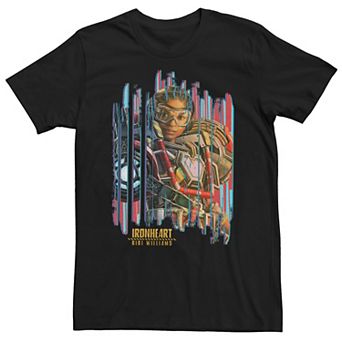 Big & Tall Marvel Wakanda Forever Ironheart Riri Williams Poster Tee