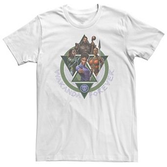 Big & Tall Marvel Wakanda Fover Special Wakanda Squad Shuri Okoye Nakia M Baku Tee