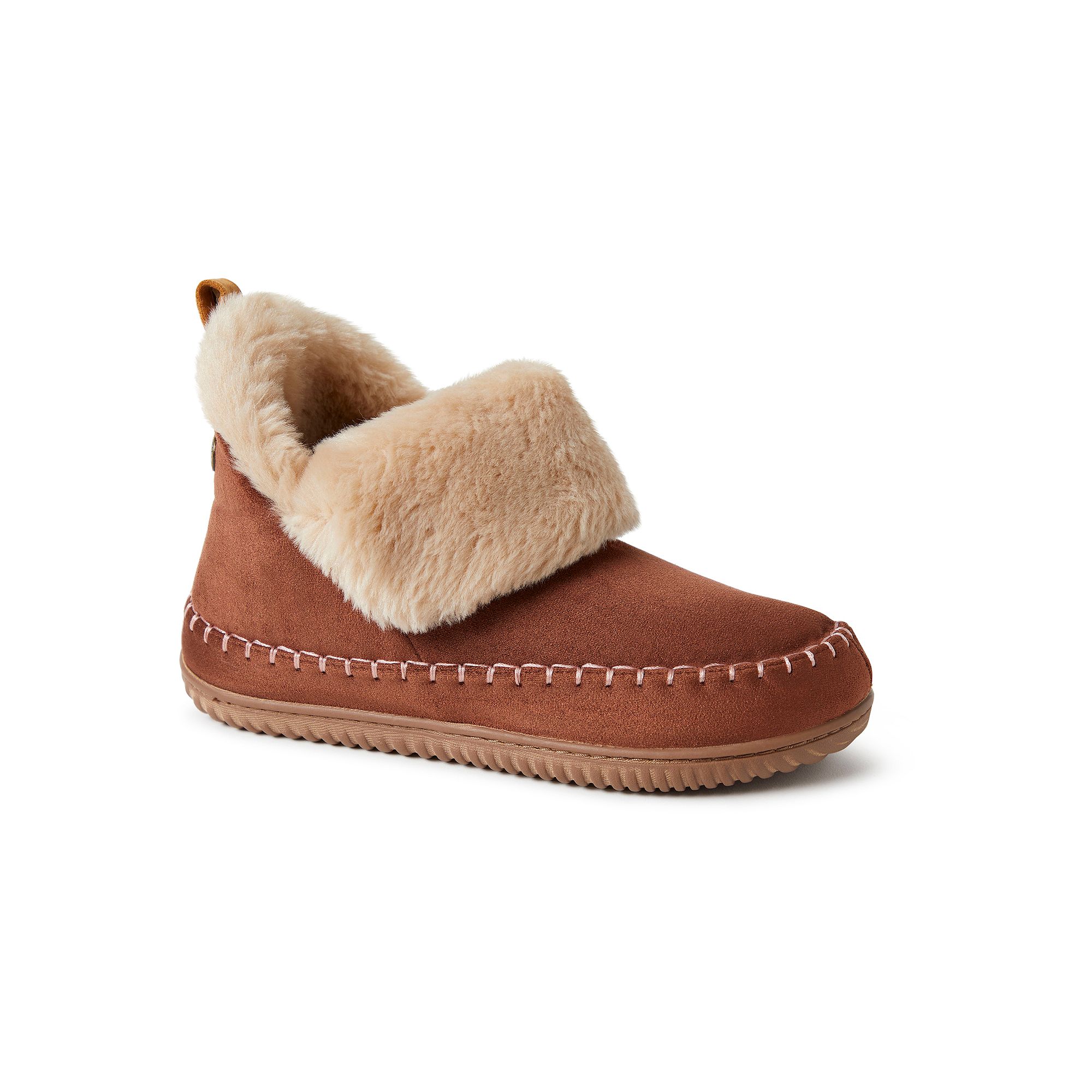 Alpine by Dearfoams Moritz Womens Bootie Slippers, Size: 7, Potting Soil
