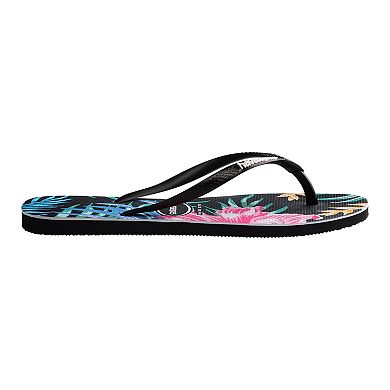 Havaianas Slim Floral Palm Women's Flip Flop Sandals