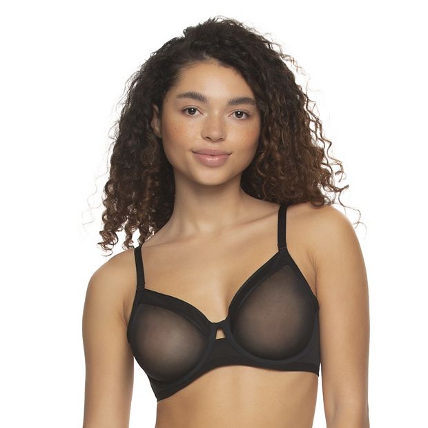 Felina Paramour Gorgeous Bra, Black Black, 32D 