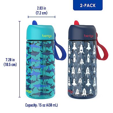 Bentgo Kids Water Bottle 2-Pack