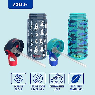 Bentgo Kids Water Bottle 2-Pack