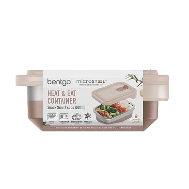Bentgo Microsteel Heat & Eat Snack Container