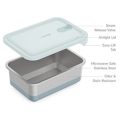 Bentgo Microsteel Heat & Eat Family-Size Food Container