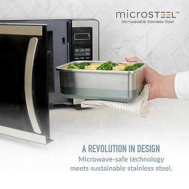 Bentgo Microsteel Heat & Eat Family-Size Food Container