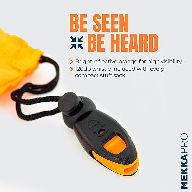 Mekkapro Sos Emergency Thermal Bivy Sleeping Bag With Survival Whistle, Survival Bivvy Sack