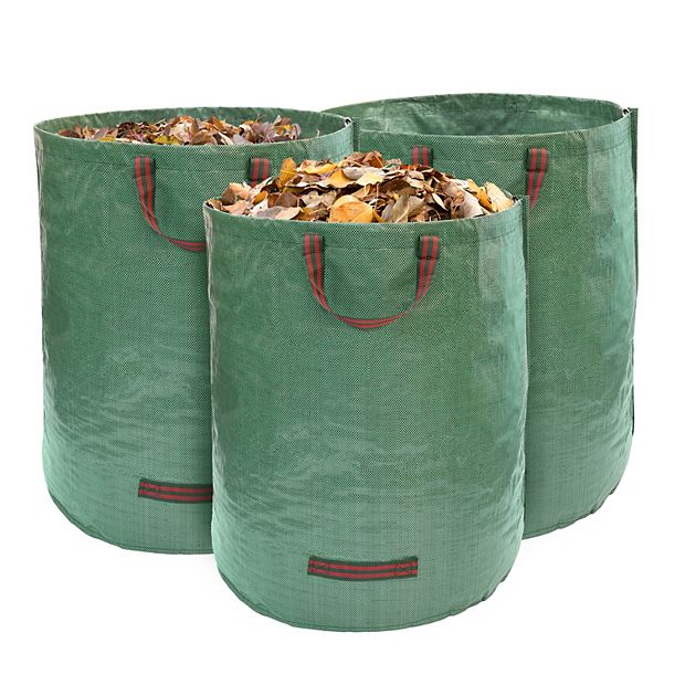 Foldable Lawn Garden Bag Leaf Waste Bags Reusable Grass Pool Bags Home Yard Trash  Bag