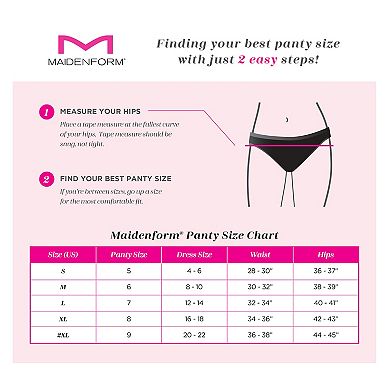 Maidenform® M High Leg Bikini Underwear DM2317