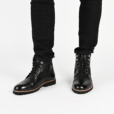 Thomas & Vine Feron Cap Toe Men's Leather Ankle Boot