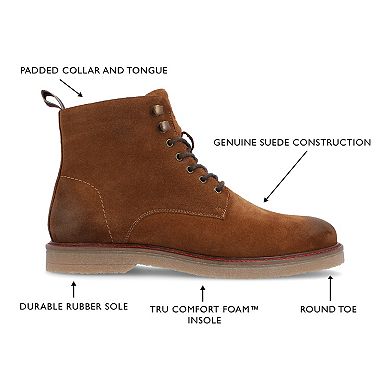 Thomas & Vine Samwell Plain Toe Men's Leather Ankle Boot