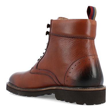 Thomas & Vine Simeon Plain Toe Men's Leather Ankle Boot