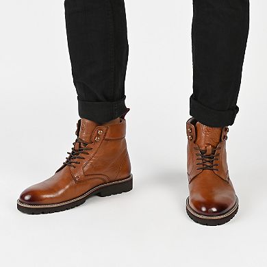 Thomas & Vine Simeon Plain Toe Men's Leather Ankle Boot