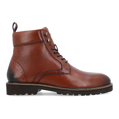 Thomas & Vine Simeon Plain Toe Men's Leather Ankle Boot
