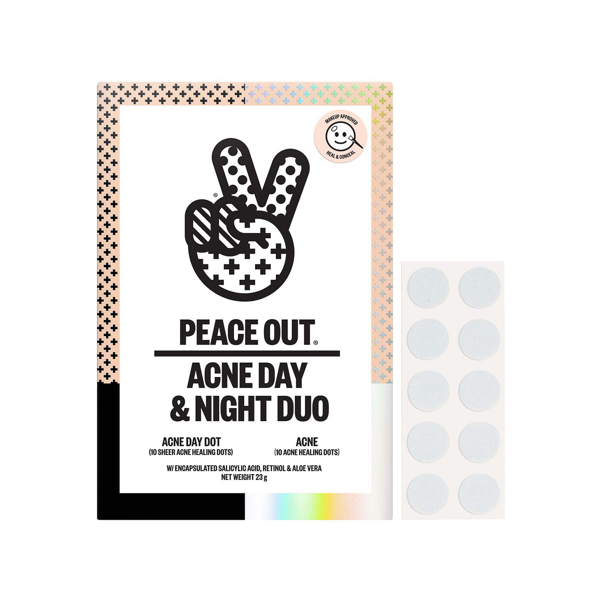 Peace Out Acne Salicylic Acid Day & Night Duo, Multi