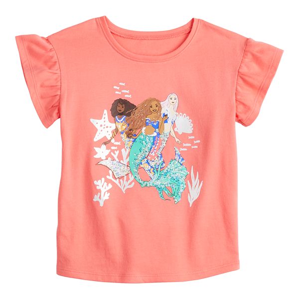 Disney's The Little Mermaid Girls 4-12 Flutter Graphic Tee by Jumping ...