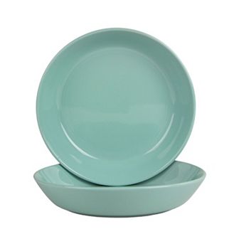 10 Strawberry Street Double Line 2 pc Dinner Bowl Set