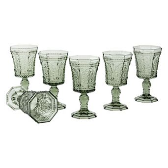 10 Strawberry Street Vatican 6 pc Red Wine Glass Set