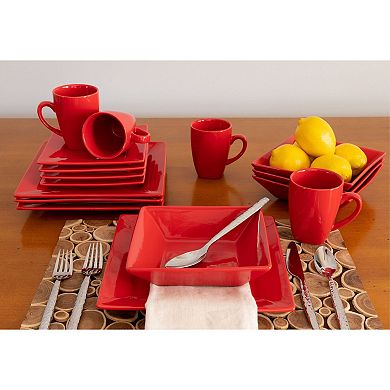 10 Strawberry Street Nova Square 16-pc. Dinnerware Set