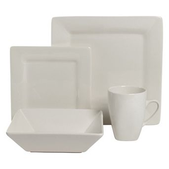 10 Strawberry Street Nova Square 16 pc Dinnerware Set