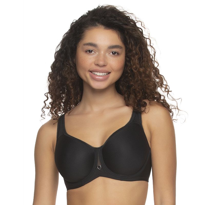 Paramour by Felina Celestial Breathable Full Coverage Contour Bra 135160, Women's, Size: 42 C, Black