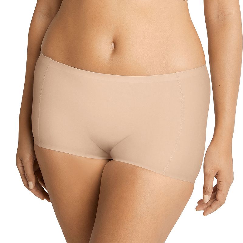 Women's Bali® Comfort Revolution® Soft Touch Boyshort Panty DFSTBS, Size: 7, Brown