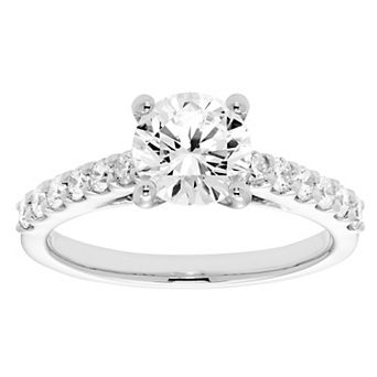 Evergreen Diamonds 14k White Gold 2 3/8 Carat T.W. IGL Certified Round Lab-Grown Diamond Ring