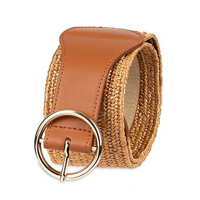Women' LC By Lauren Conrad Wide Straw Belt
