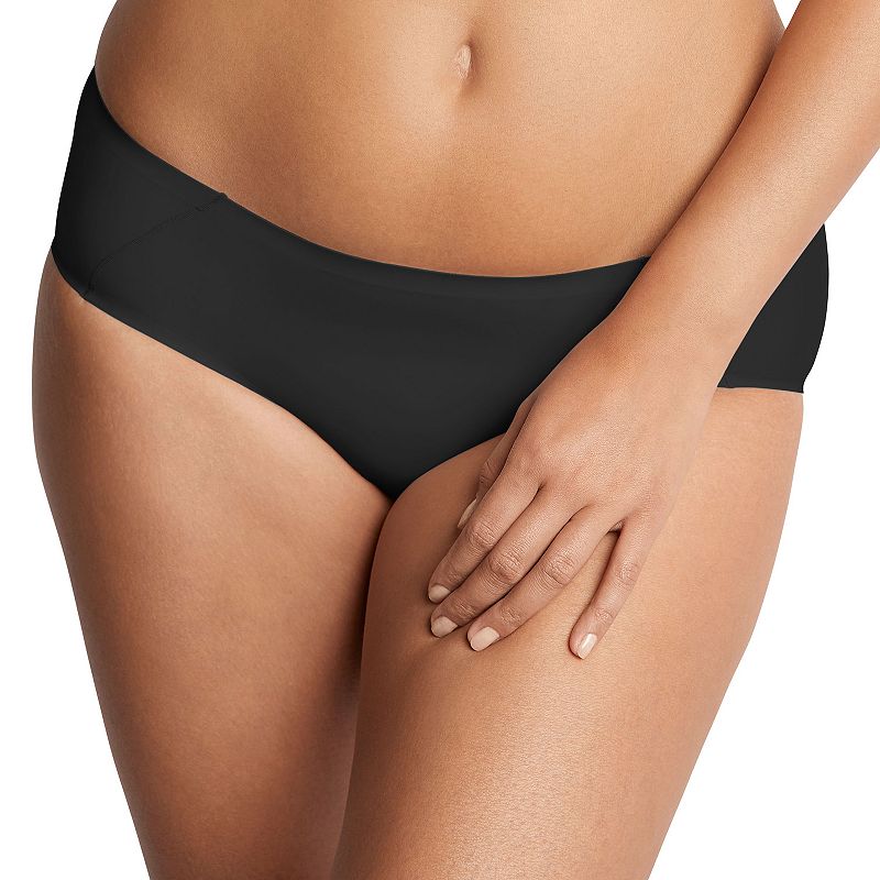 Women's Bali® Comfort Revolution® Soft Touch Hipster Panty DFSTHP, Size: 5, Black