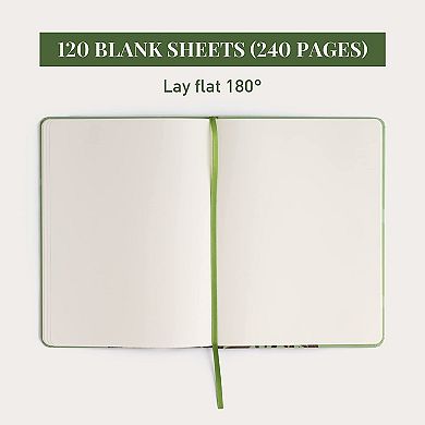 Rileys Drawing Book Tree Of Life , 20 X 15 Cm (8" X 6"), Blank Journal 240 Pages, Small Sketchbook