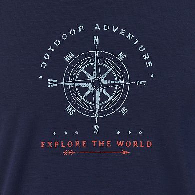 Men's Cuddl Duds® Tee & Shorts 2-Piece Pajama Set