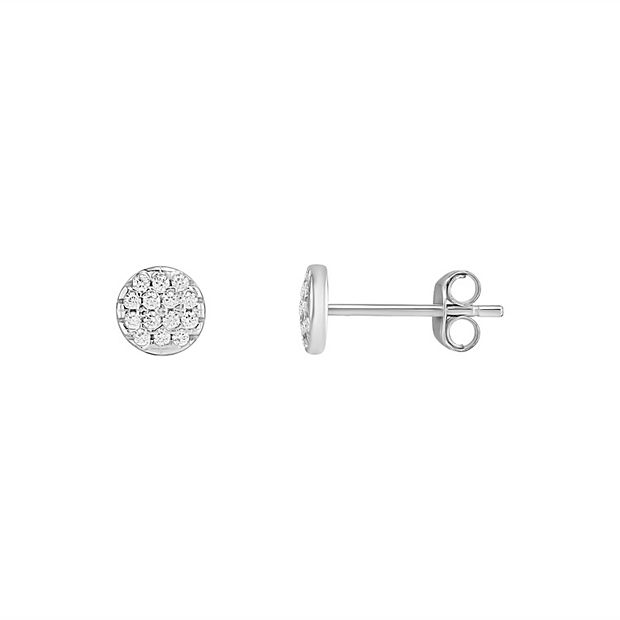 Primrose cubic zirconia sterling shop silver earrings