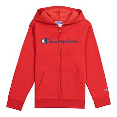 Boys champion outlet hoodie red