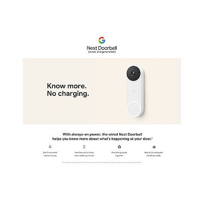 Google Nest Doorbell (Wired, 2nd Generation) Google Nest Doorbell (Wired, 2nd Generation)