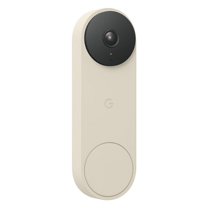 Google Nest Doorbell (Wired, 2nd Generation), Beig/Green