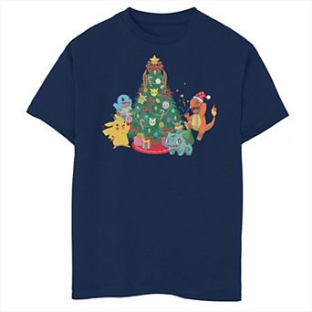 Boys 8-20 Pokemon Christmas Charmander Graphic Tee