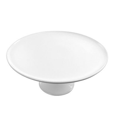 Gibson Everyday 12 Inch Fine Ceramic Cake Stand