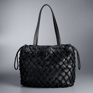 Simply Vera Vera Wang Knotted Drawstring Tote Bag