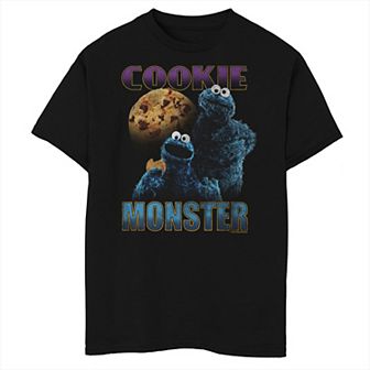 Boys 8-20 Sesame Street 2 Cookies Monsters Graphic Tee