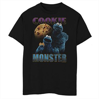 Boys 8-20 Sesame Street 2 Cookies Monsters Graphic Tee