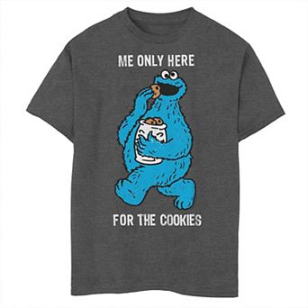 Boys 8-20 Sesame Street Cookie Monster Eat Cookies Graphic Tee