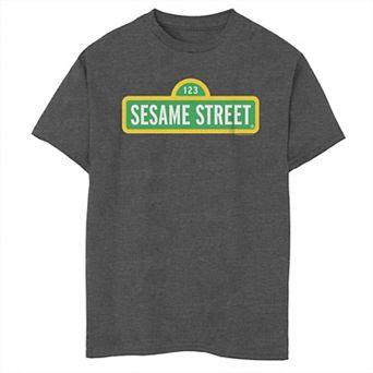 Boys 8-20 Sesame Street Classic Street Sign Logo Graphic Tee