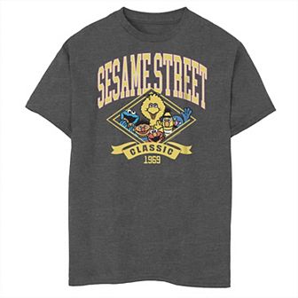 Boys 8-20 Sesame Street Classic 1969 Characters Tee
