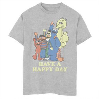 Boys 8-20 Sesame Street Have A Happy Day Graphic Tee