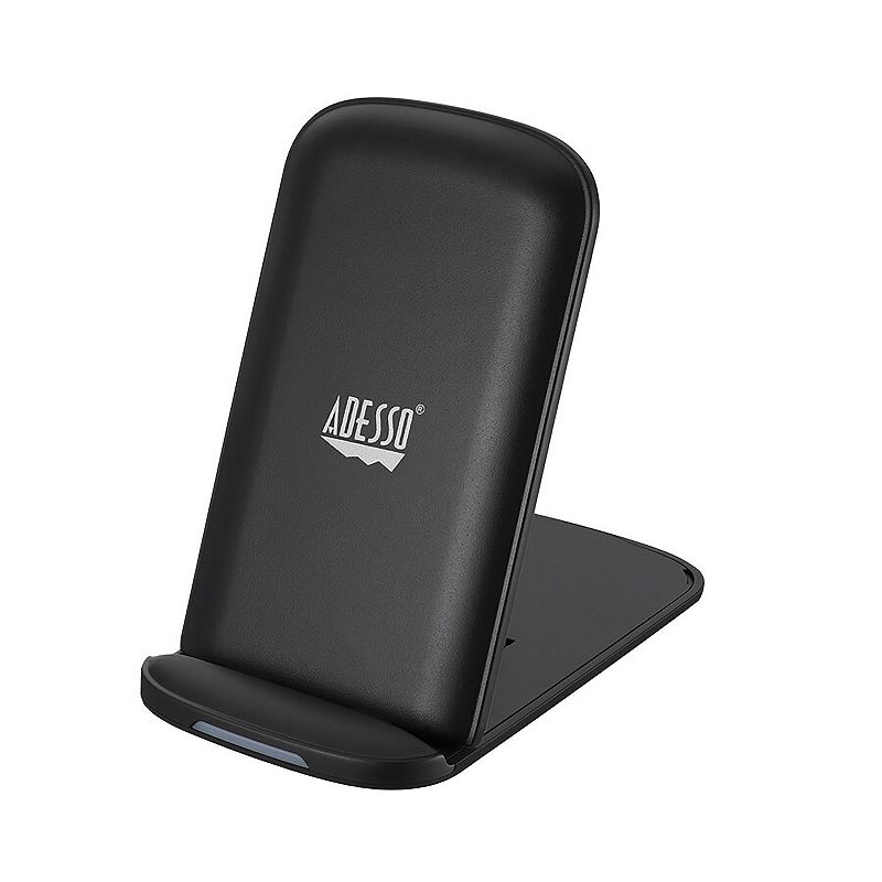 Adesso 10W Max Qi-Certified 2-Coil Foldable Wireless Charging Stand, Multic